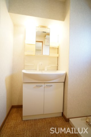 熊本市中央区紺屋今町の賃貸マンションの独立洗面台