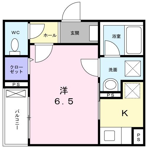 ルアナ戸越（Ｌｕａｎａの間取り|間取りです。