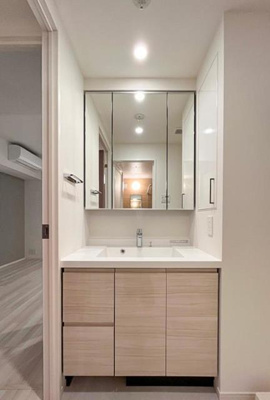 【洗面所】 | パークアクシス門前仲町テラス | ※写真は同タイプ住戸です。