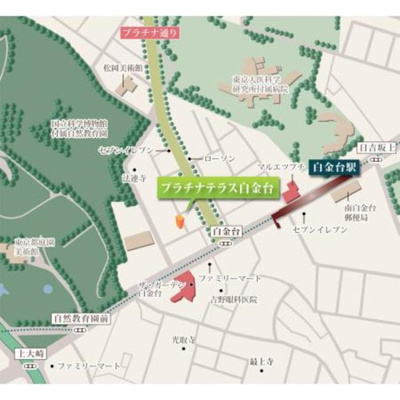 【地図】 | プラチナテラス白金台