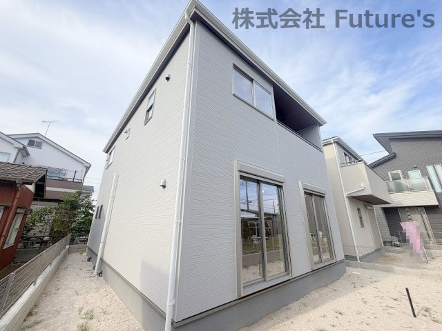 三郷市鷹野1丁目　新築戸建　全2棟　1号棟の外観|税優遇が受けられる長期優良住宅認定物件！