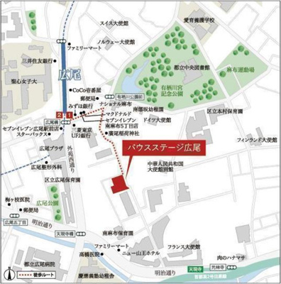 【地図】 | バウスステージ広尾