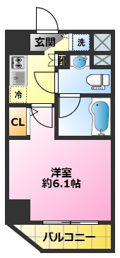 SHOKEN　Residence新丸子Ⅱの間取り|オートロック完備♪