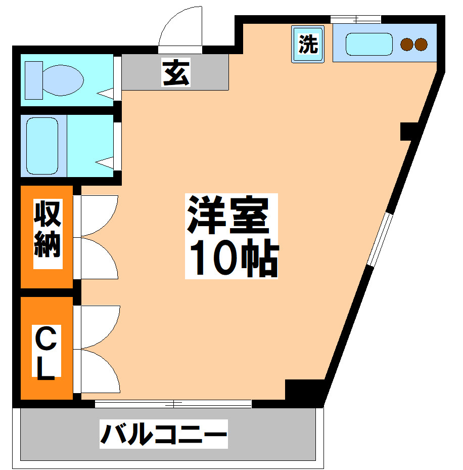 武蔵野市御殿山１丁目の賃貸マンションの間取り