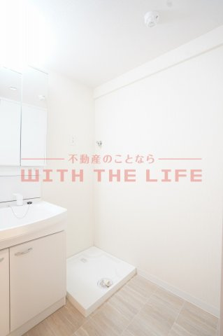 LIFEFIELD久留米【キャッシュバック対象物件】の洗面所|脱衣スペースもあります