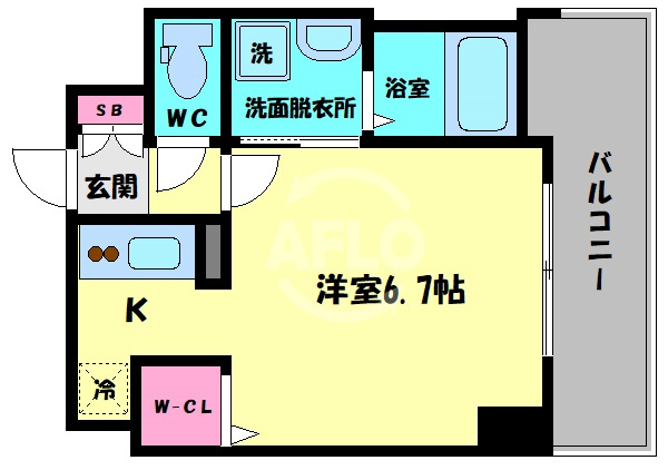 ララプレイスザ・京橋ステラの間取り|ララプレイスザ・京橋ステラ　間取り