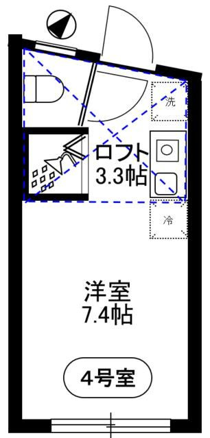 ＩＬ　ＲＯＳＳＯ町屋の間取り