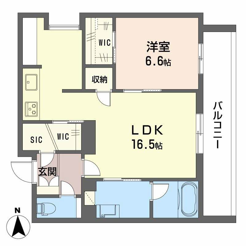 ソムニウムドムス南茨木の間取り