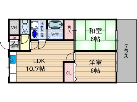 Am'scourtの間取り