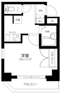 【間取り】 | ヴェローナ戸越銀座