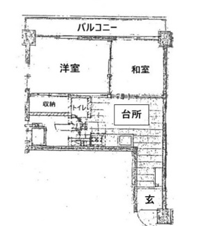 【間取り】 | 平沢松戸荘 | 間取りです。