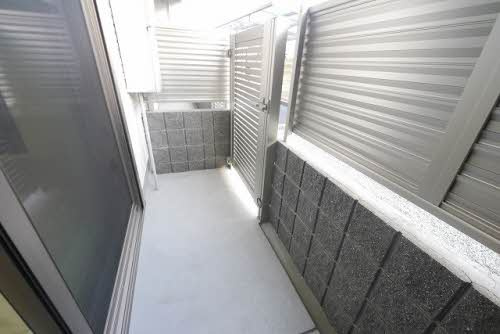 熊本市東区神園２丁目の賃貸マンションのバルコニー