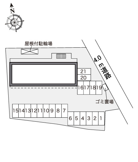 レオパレスIYの区画図|画像4