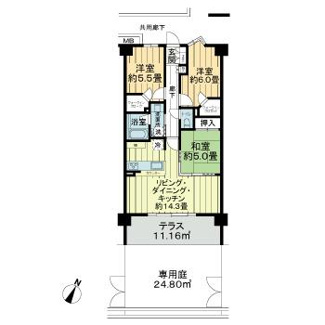 【間取り】 | サンクレイドル浮間舟渡
