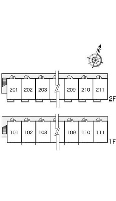 【区画図】 | レオパレスボヌール　マ　メゾン