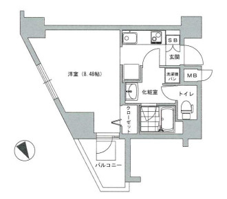 ネオパレス南茨木の間取り