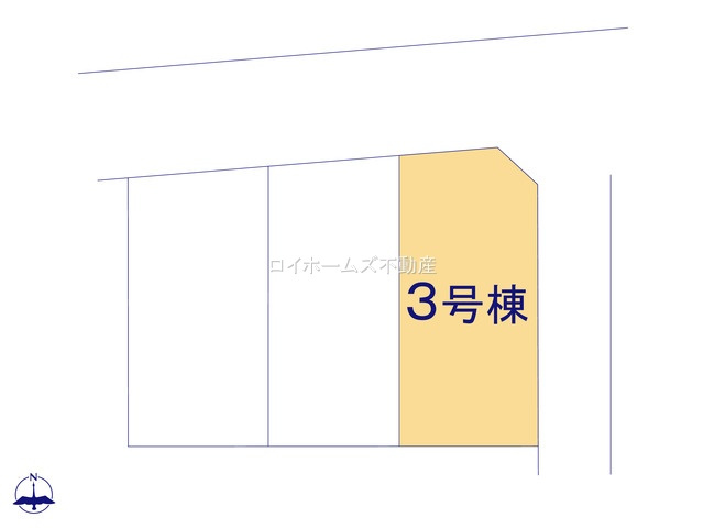 【区画図】 | 名古屋市守山区高島町118『仲介料無料』新築戸建て | 3号棟