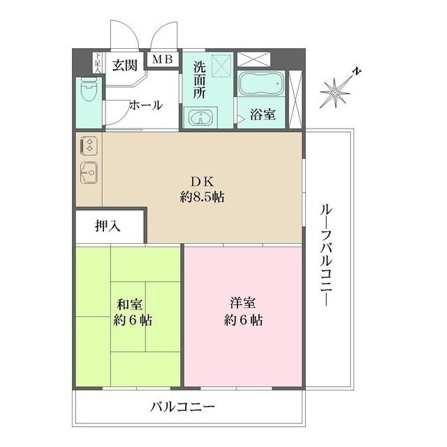 ビラ松濤の間取り
