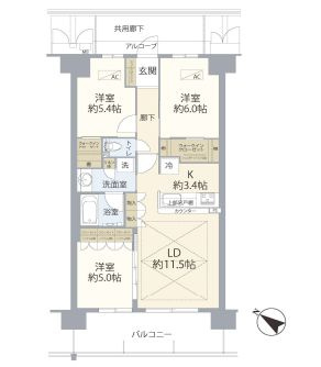 SJCレジデンスの間取り