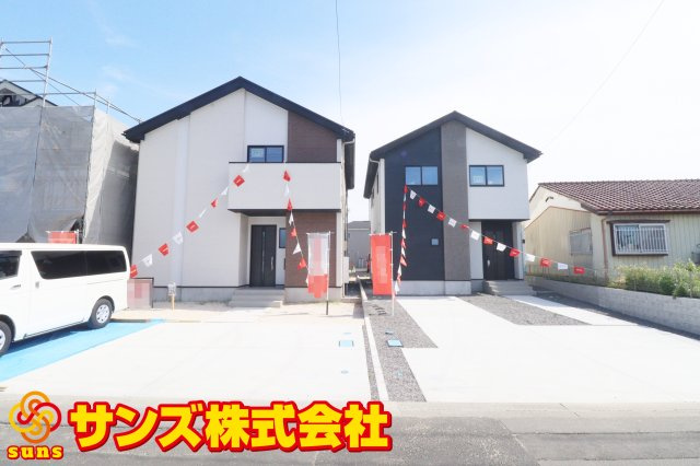 郡山市富久山町福原字町田　　　  2号棟　　　明健小学校、明健中学区　の外観|北側から見た区画全体