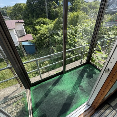 室蘭市緑町6-2戸建のバルコニー