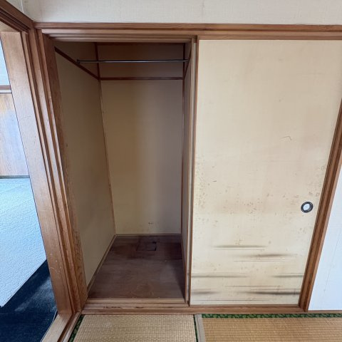 室蘭市緑町6-2戸建の収納