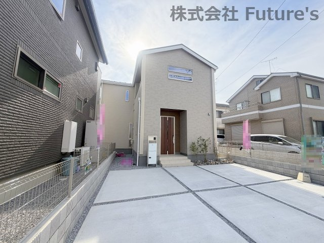 三郷市鷹野1丁目　新築戸建　全2棟　2号棟の外観|TX「三郷中央」駅バス7分『大正橋』停歩4分！