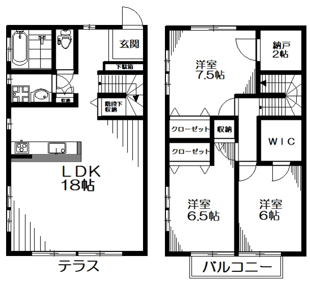 【間取り】 | Casa Verde南荻窪 D棟