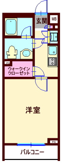 【間取り】 | ルーブル中馬込弐番館