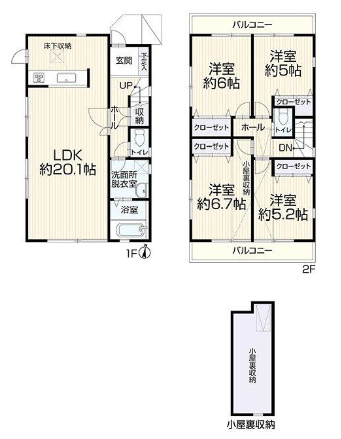 横浜市南区永田北3丁目 中古戸建て【仲介手数料無料】の間取り