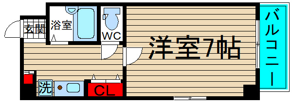 U-ro大国町の間取り