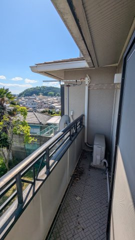 堤町住宅のバルコニー