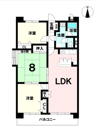 【間取り】 | ヴォルフスガルテン萩原