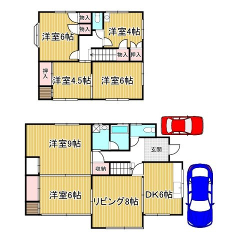 緑区鳴海町戸建ての間取り