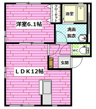 プランドール　Ｓ＆Ｓの間取り