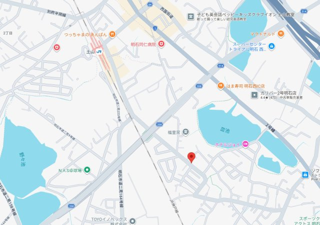 明石市二見町福里（全２区画）土地　1号地の地図