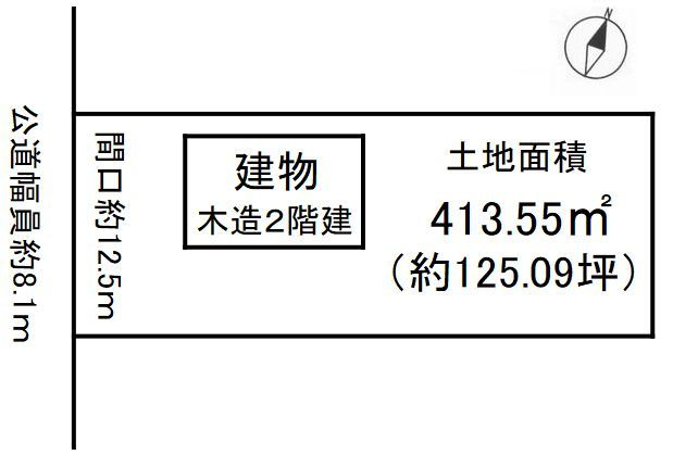 半田市天神町の区画図