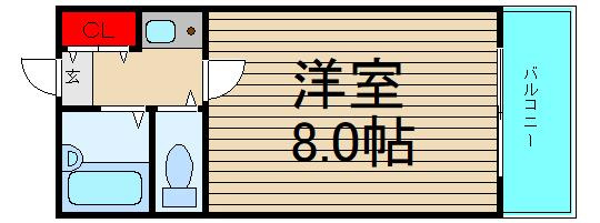エリンデール桜川の間取り