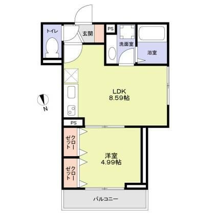 ラリュール鷺宮の間取り