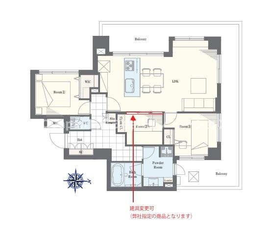 ネバーランド大島の間取り