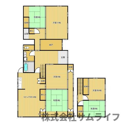 【間取り】 | 柏の森6SLDK戸建