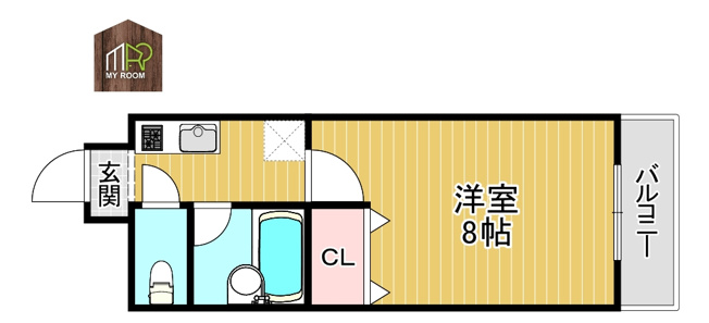 【間取り】 | アーバン千林A棟