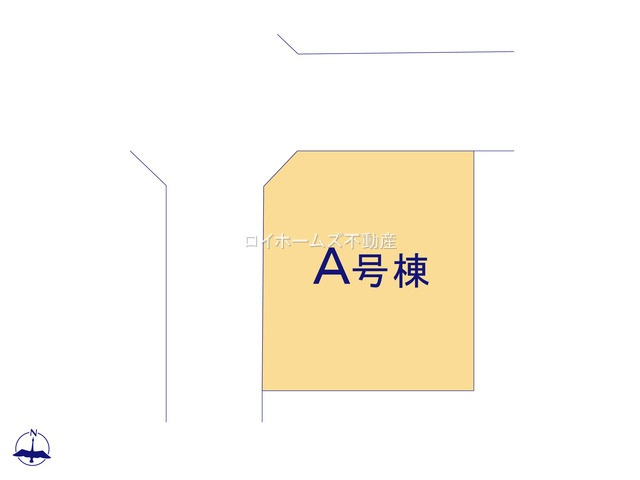 【区画図】 | 一宮市浅井町小日比野字上牧57-1『仲介料無料』新築戸建て | A号棟