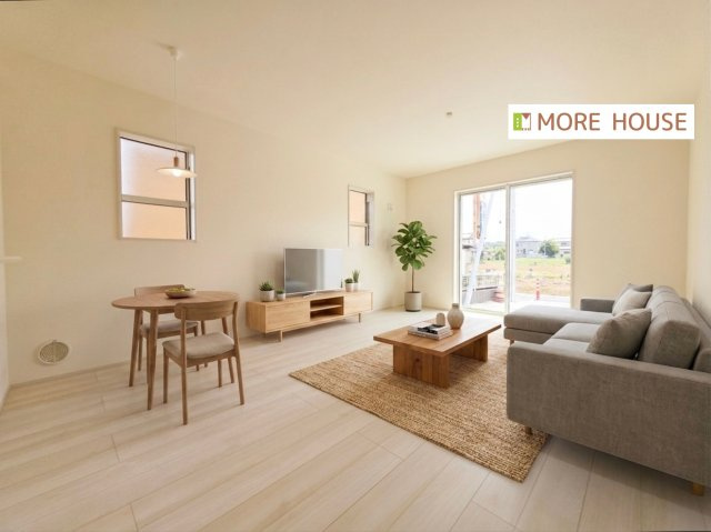 Livele Garden藤岡市藤岡第34　新築住宅4号棟の居間・リビング