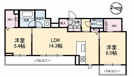 エスポワール　ネオの間取り
