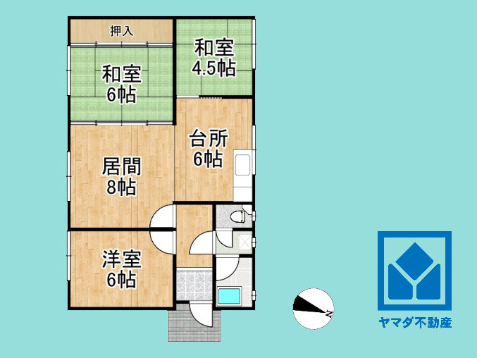 西宮市花の峯の間取り|図面と現況が異なる場合は現況を優先いたします。