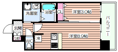 【間取り】 | プレリス阿波座Bloom