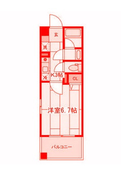ライムレジデンス汐入の間取り|広々23.4㎡重厚なRCマンション