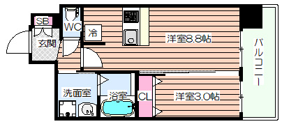 【間取り】 | プレリス阿波座Bloom