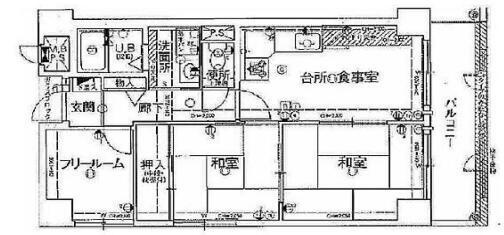 【間取り】 | ライオンズマンション今里